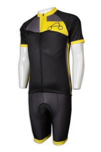 B158 Custom made women's short sleeve cycling shirt contrast polyester small mesh take-out team professional uniform take-out food 140g cycling shirt manufacturer